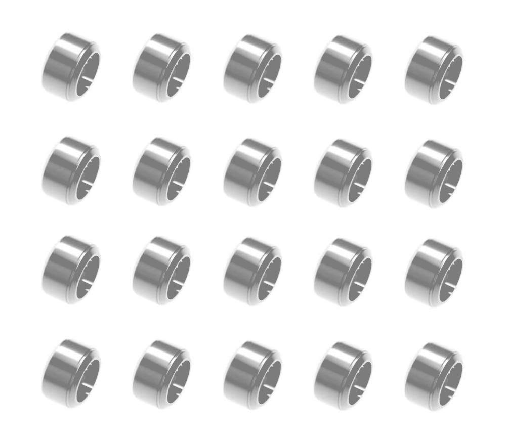 Amazon | ハイキューパーツ シルバー2.0mm MZパイプ (20個入) | ホビー